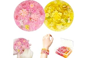 Pixnest 2 Pack Skin Picky Pads, Sensory Toys for Picking Fidget Toy, Skin Picking pad for Trichotillomania ADHD Dermatillomania, Relax Anxiety Toys Gift for Xmas Halloween Birthday Party （Yellow+Pink）