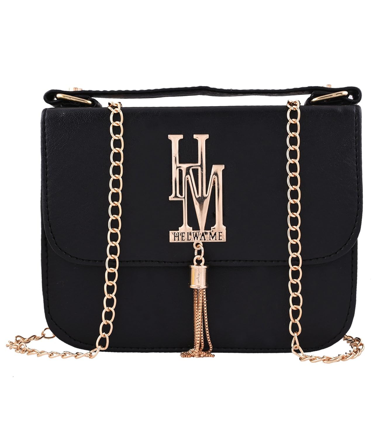 fristo women's slingbag (frsb-066, black)