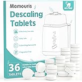 Descaling Tablets for Bottle Washer 36 Count Descaler Tablets Remove Milk | &amp; Limescale Descaler Tablets, Citric Acid, Compatible with Momcozy Baby Brezza Grownsy Papablic Baby Bottle Washer Warmer