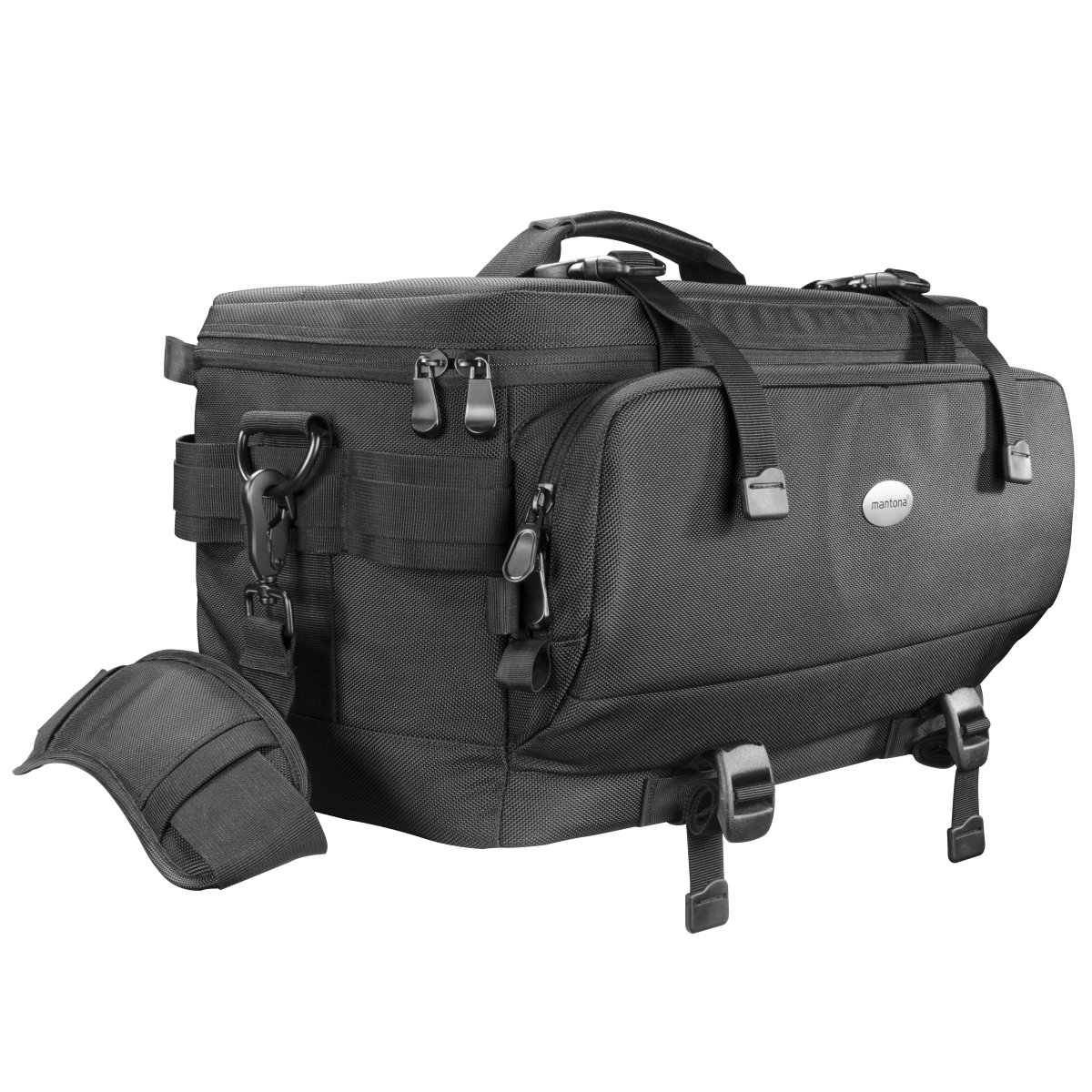 Mantona New York photography bag (incl. 5 dividers, removable carry strap and rain protection cover) black