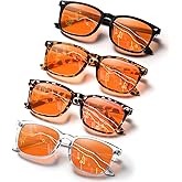 DioKiw 99% Blue Light Blocking Glasses Women and Men Lightweight Eyeglasses Frame Gaming Glasses Reduce Eyestrain