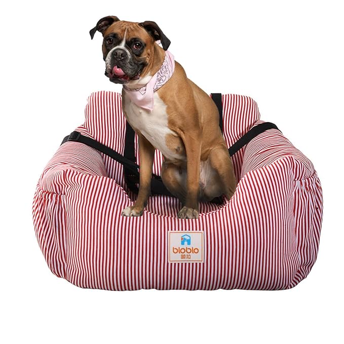 Hunde Autositz, Waschbar Auto Hundebett, Rutschfeste Katze Reisen Front Booster Sitze mit Abnehmbare HundeKissen