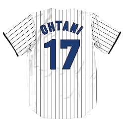 HOPSHION 17 Stripes Baseball Jersey Short Sleeve
