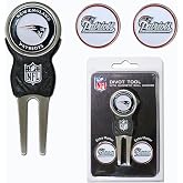 Team Golf NFL Cincinnati Bengals Divot Tool Pack with 3 Golf Ball Markers Divot Tool with 3 Golf Ball Markers Pack, Markers are Removable Magnetic Double-Sided Enamel