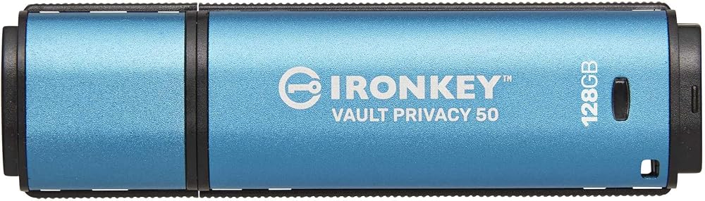 Kingston IronKey Vault Privacy 50 IKVP50 128GB FIPS 197 XTS-AES 256