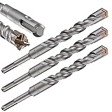 Wensilon 3pcs 3/4" X 8"-6" Cross-Type Double Thread