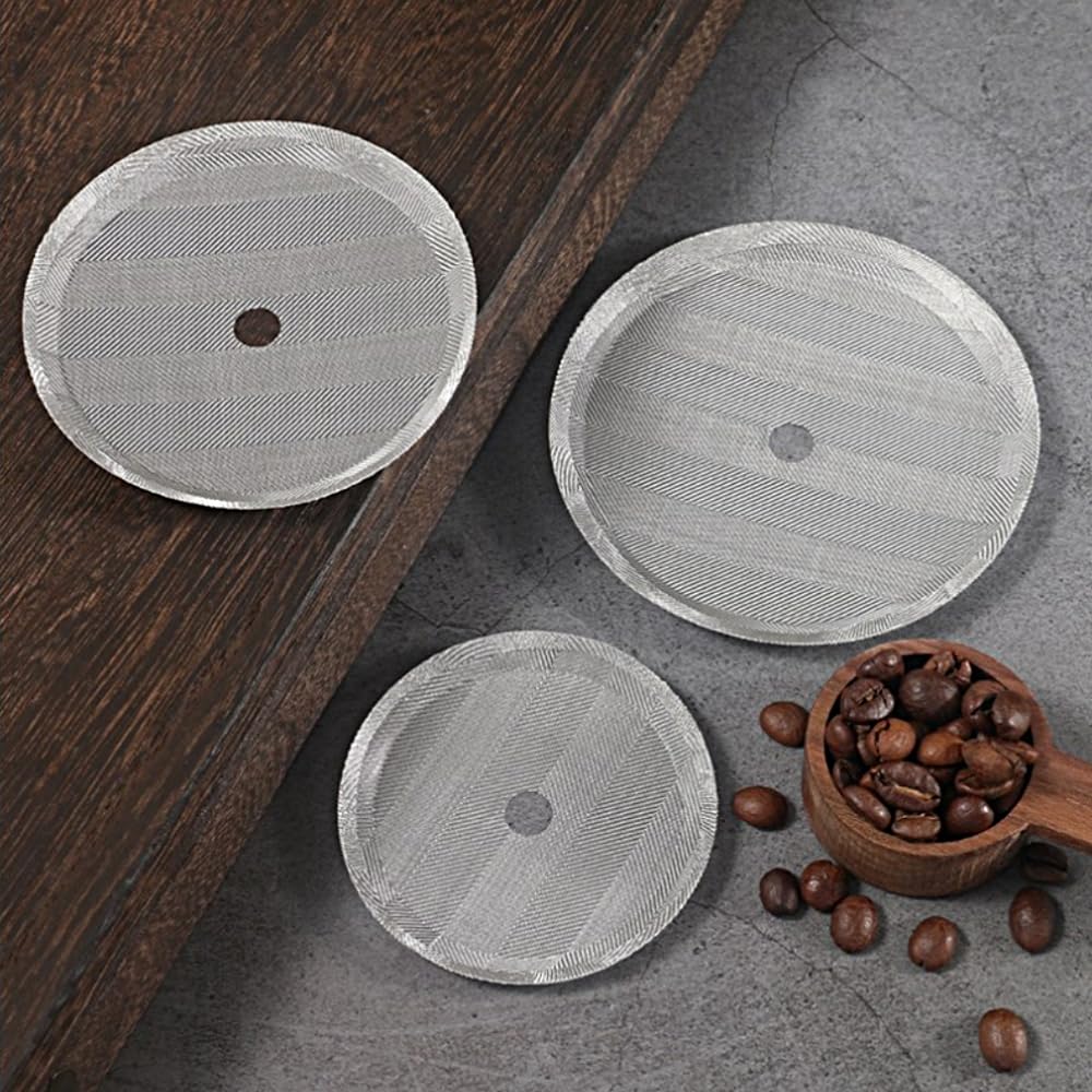French Press Replacement Filter for Cafetiere Coffee Maker 350ml 800ml 1L Reusable Stainless Steel Mesh Screen
