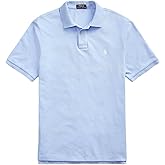 POLO RALPH LAUREN Men Custom Fit Mesh Pony Logo Shirt (XL, EliteBlue)