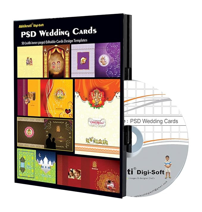 Abhikruti Wedding Design Templates In Psd 1 Pc Dvd Amazon In
