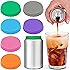 6 Pack Silicone Soda Can Cover Lids, Reusable Soda Can Lids Beer Can Covers Pop Can Covers, BPA Free Silicone Can Cover, Stop