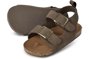 CEPEPRIN little Kids Toddler Sandals for Boys & Girls with Adjustable Hook-and-Loop Straps, Lightweight Open-Toe Design
