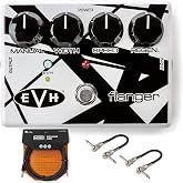 MXR EVH117 Flanger Guitar Effects Pedal Bundle with MXR Instrument Cable and Patch Cables