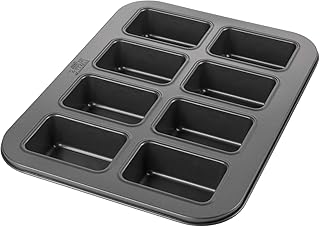 RBV Birkmann, 210356, Laib und Seele, Mini Kastenform, 8-fach, mit Antihaftbeschichtung