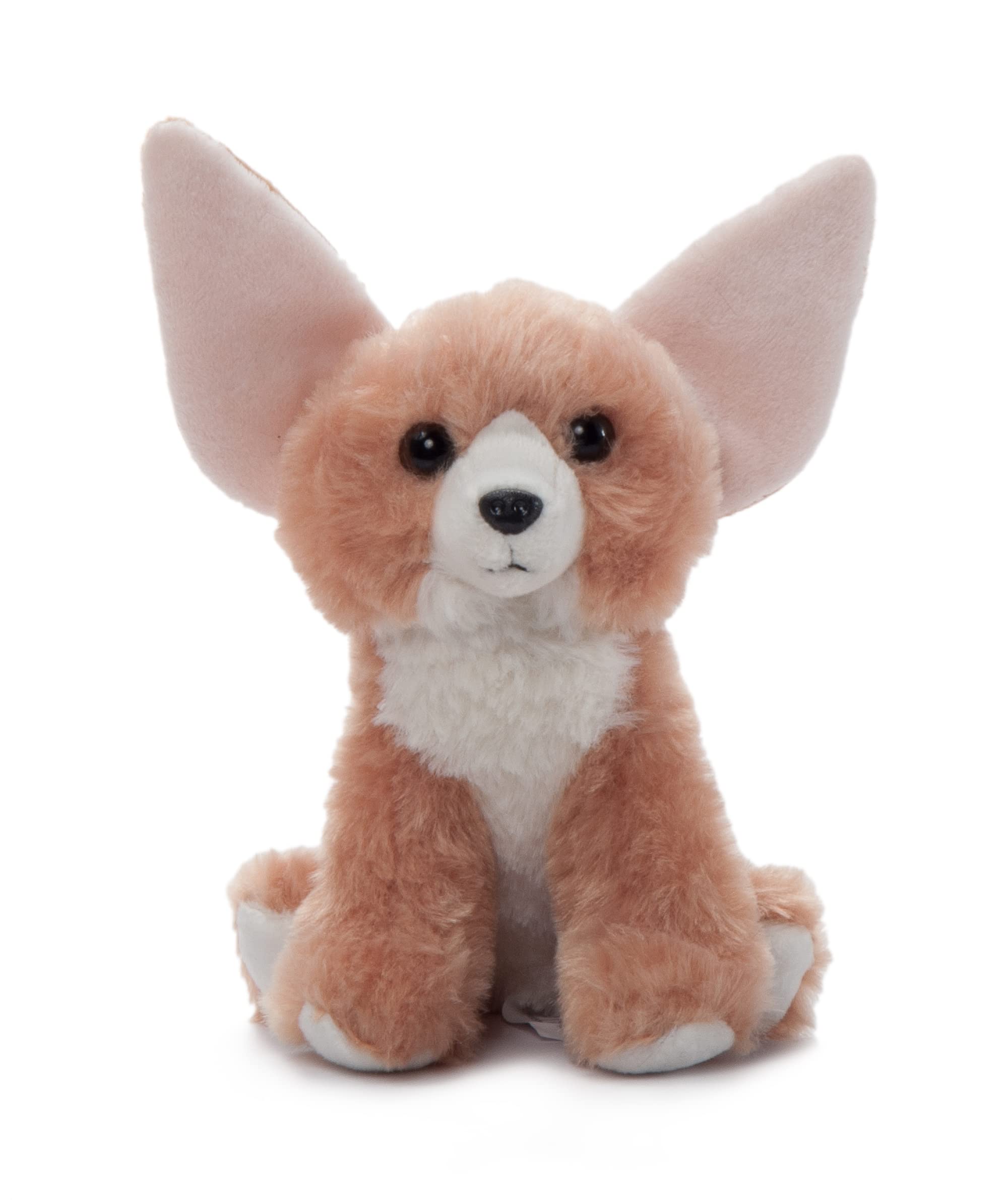 The Petting Zoo Fennec Fox Stuffed Animal Plushie, Gifts for Kids, Wild Onez Babiez Zoo Animals, Fox Plush Toy 6 inches