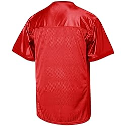 Blank Football Jersey,90s Hip Hop Sports Mesh