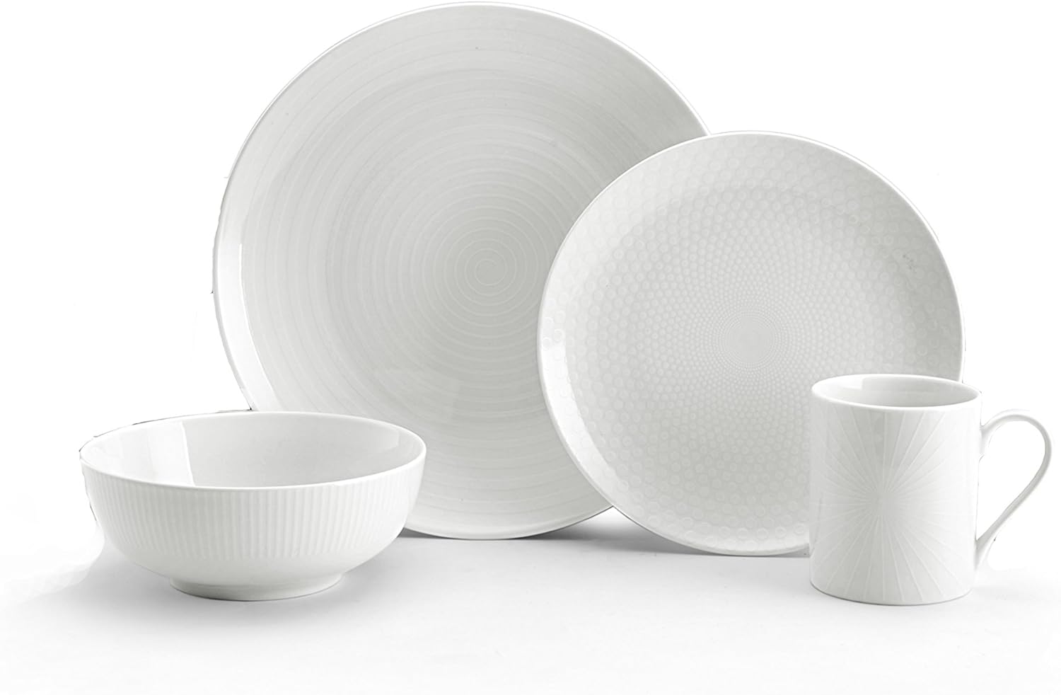 Mikasa Cheers White 16 Piece Dinnerware Set, Service for 4 Amazon.co.uk Kitchen & Home