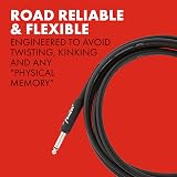 Fender Professional Series Instrument Cable 10ft Straight Black view 4