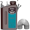 SUNLU High Toughness 3D Printer Resin, Enhanced Flexible 3D Printing Photopolymer Resin, 405nm UV Fast Curing 3D Resin for Most LCD DLP SLA Resin 3D Printers, Bendable and not Brittle, 1KG Grey