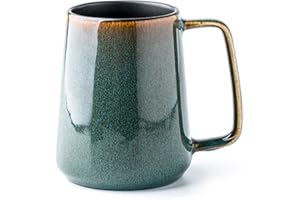 Large Ceramics Coffee Mugs,24 OZ,Large Handle Design,Extra Large Tea and Coffee Cup for Office and Home，Microwave and Dishwas