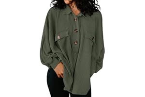 AUTOMET Womens Oversized Sweatshirts Fashion Pullovers Long Sleeve Shirts Tops Button Down Shackets Jackets Fall Outfits 2024