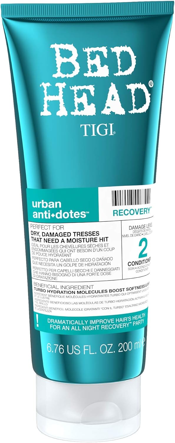 Bed Head by Tigi Urban Antidotes Recovery Moisture Conditioner for Dry Hair 200 ml, Blue, 200 ml (Pack of 1) - Image 3