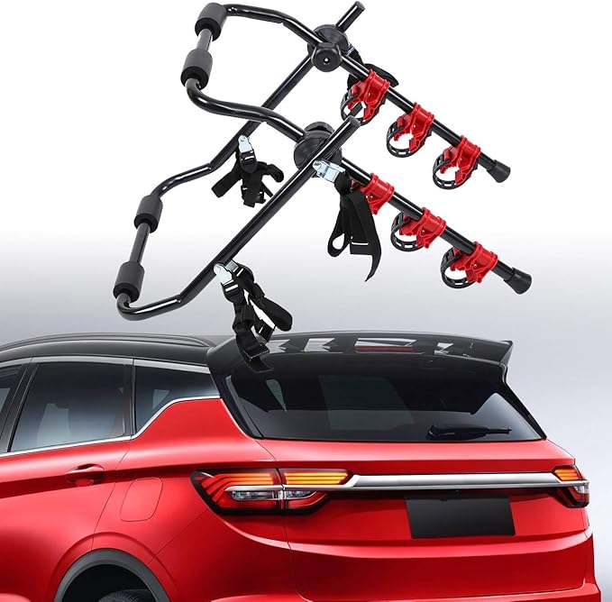 Honhill Universal 3 Bike Carrier Car Hitch Mount Bicycle Hatchback Rack Stand Amazon.co.uk Car