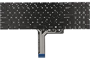 KBRPARTS Replacement Keyboard for MSI GS75 GE75 GF75 GE72 GP75 GT72 GE72VR GL75 GL72 GP62 GL72 GL65 GL62 GL62M GL63 GS63 GS63VR GE63 GE62 Series Laptop with Backlit US Layout