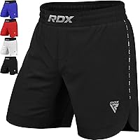 LAFROI Short De Combat Homme - Pour MMA, Boxe, Grappling - Léger, Respirant, à Cordon De Serrage - Idéal Entraînement Et Compétition