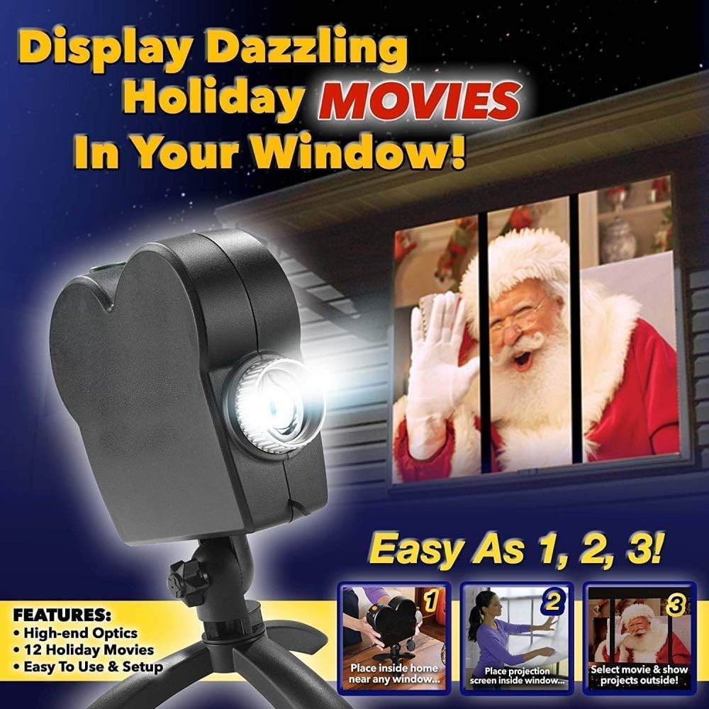 Amazon Com Yonii Christmas Halloween Window Projector Light 12 Movies Festival Led Projection Decoration Spotlight For Home Outdoor Party Turns Your Windows Into Movie Screens Garden Outdoor Amazon Com Yonii Christmas Halloween Window Projector Light 12 Movies Festival Led Projection Decoration Spotlight For Home Outdoor Party Turns Your Windows Into Movie Screens Garden Outdoor