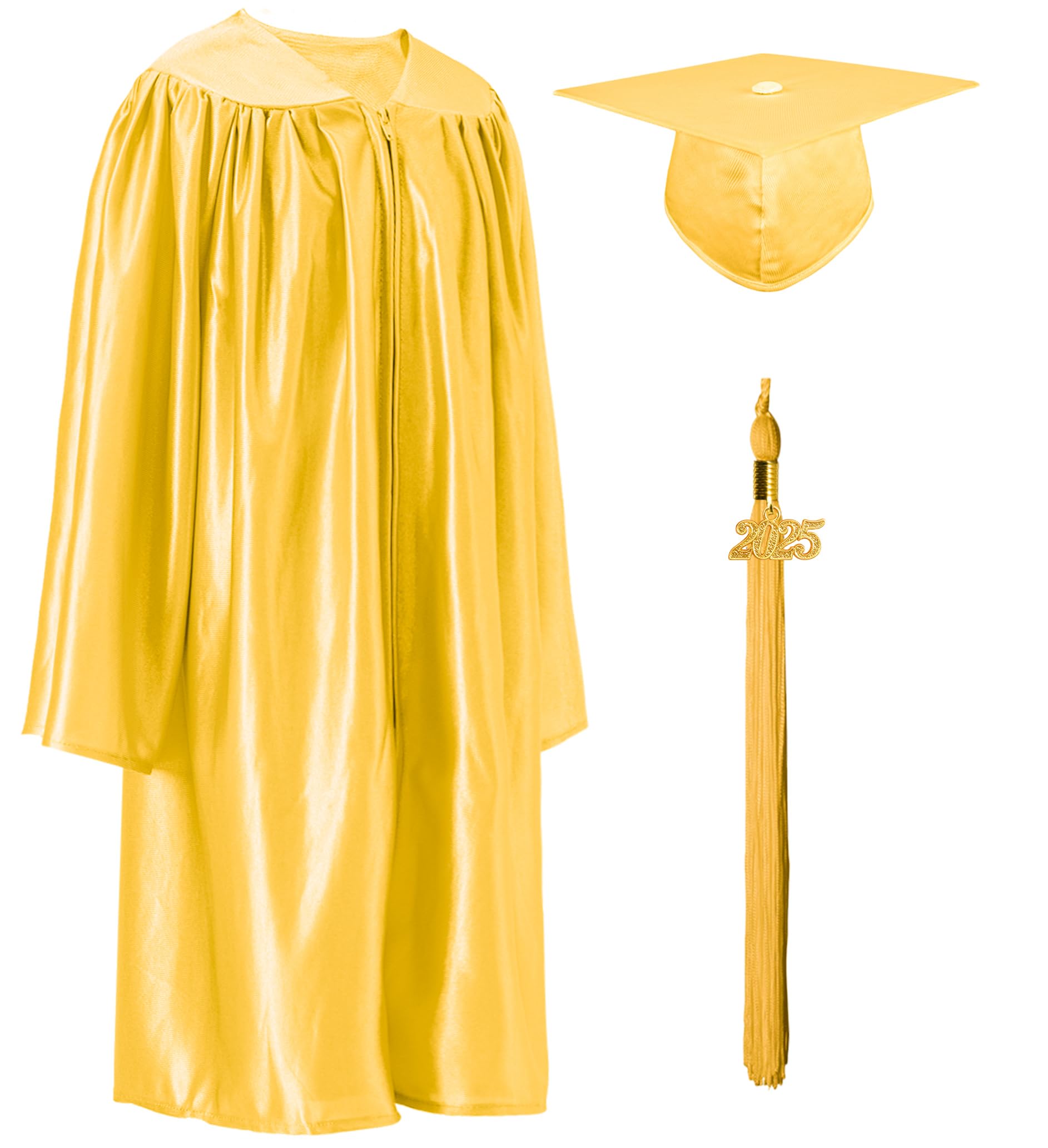 GraduatePro Kindergarten Graduation Cap and Gown Class of 2025 Shiny ...