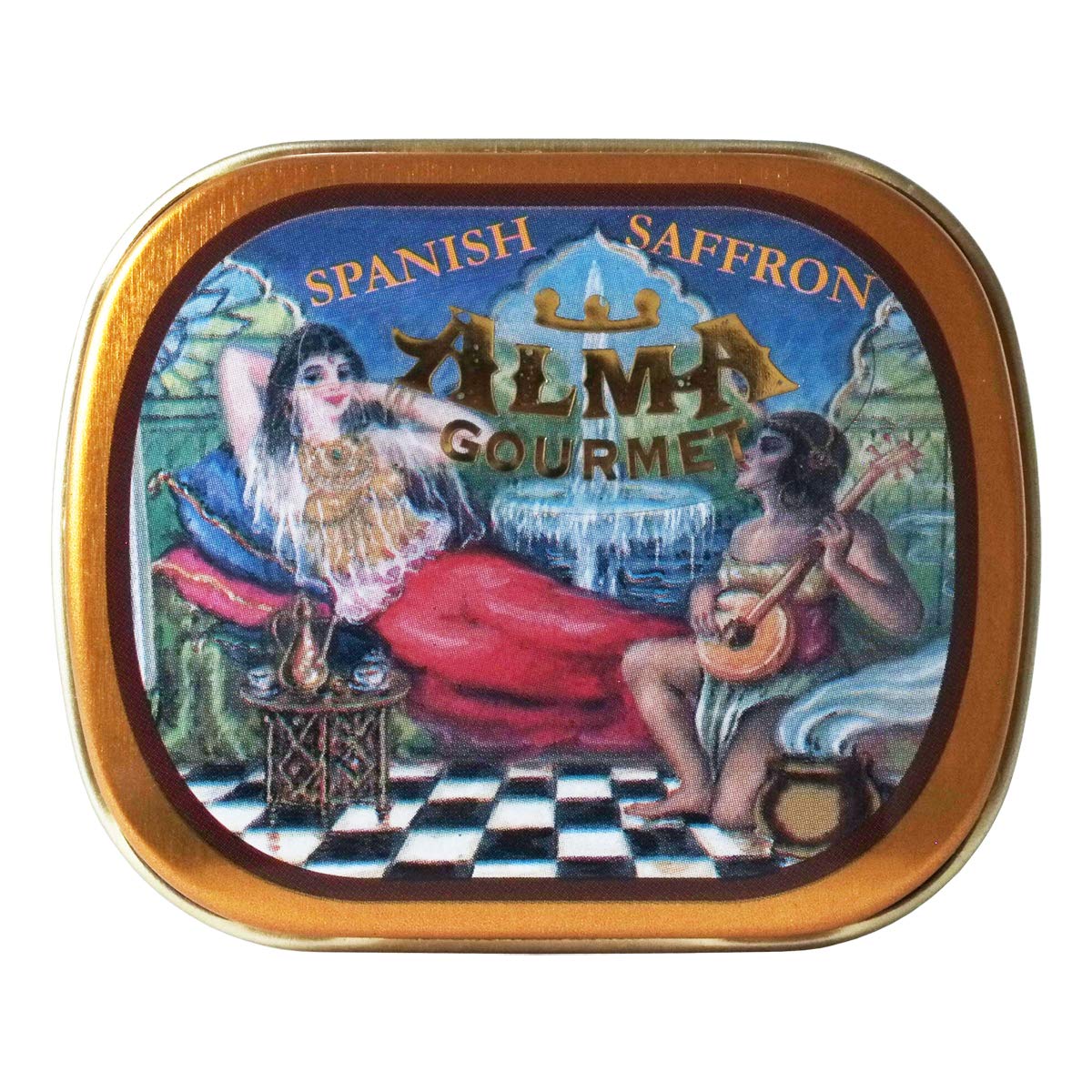 Alma Gourmet Spanish Saffron Tin 2 Gram Buy Online in United Arab