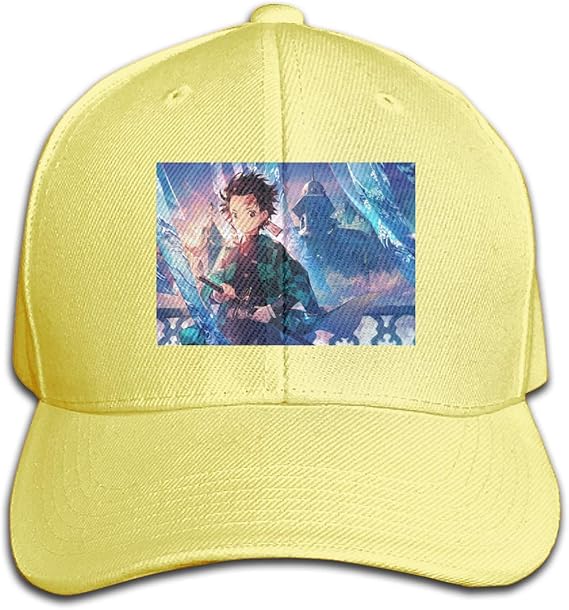 Amazon Co Jp 鬼滅の刃 古典的なカップル帽子屋外スポーツ野球帽男性女性トレンド太陽帽子ファッションキャップyellow 服 ファッション 小物