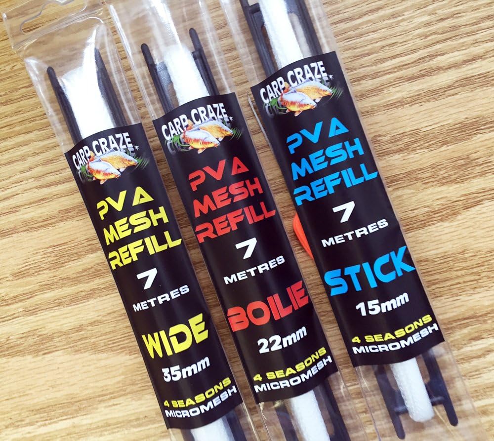 carp craze PVA MESH REFILL INTRO OFFER 7M £3.99 RRP £5.99 35mm Wide