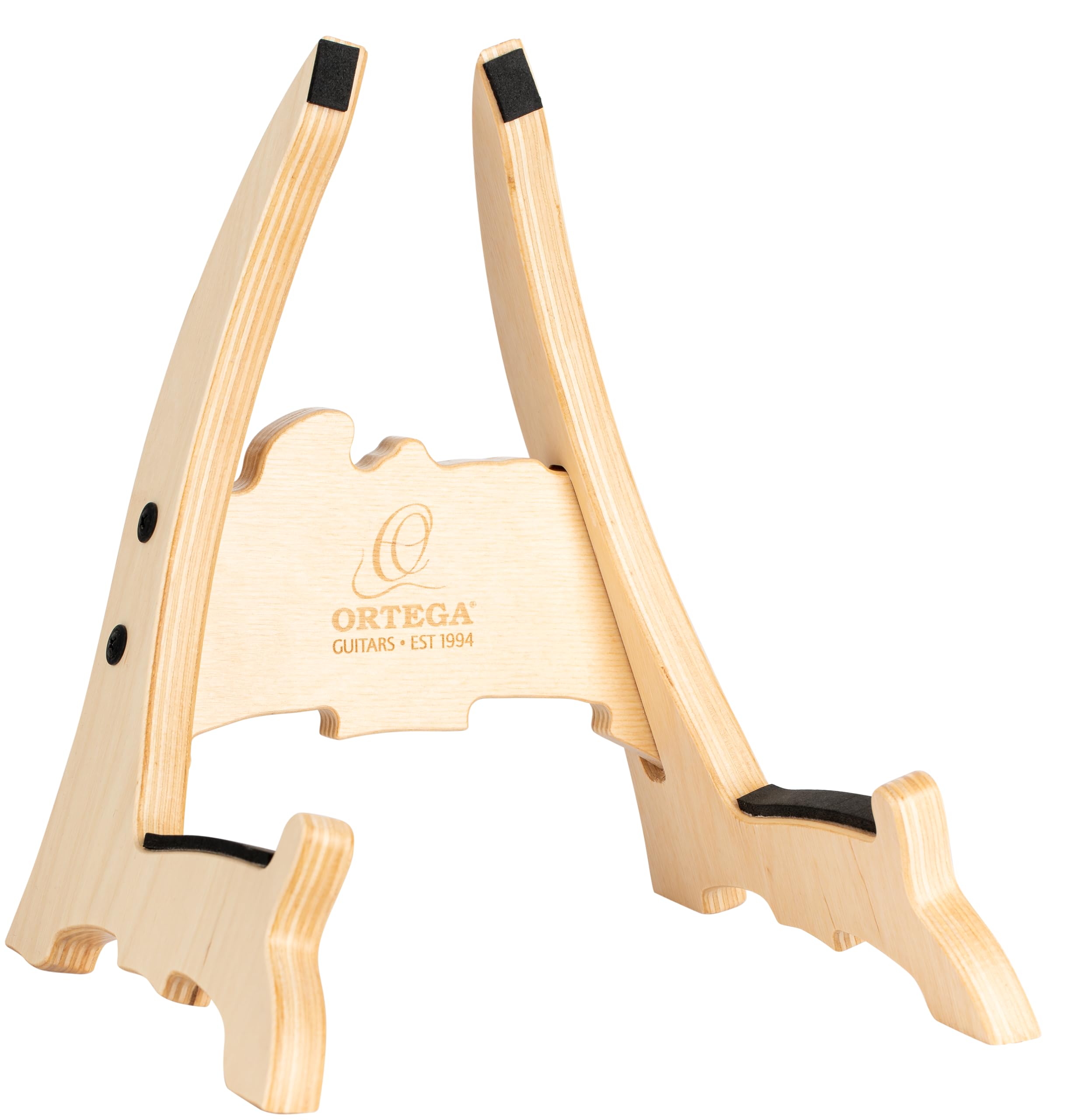 Ortega Guitars OWUS-2 Birch Wood Ukulele Stand, Natural Bright,Brown