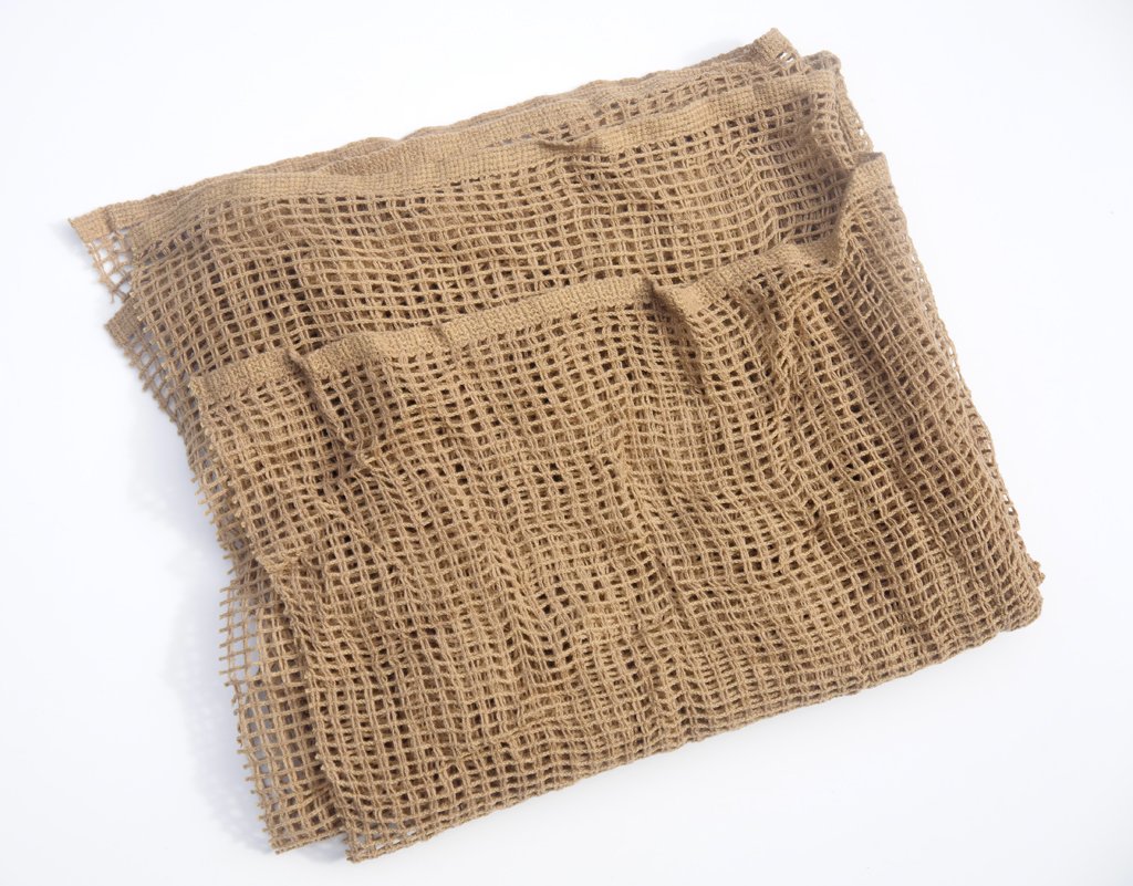 wildlifephotographyshop Scrim netting 100cm x 100cm, Sandy desert tan colour military scarf or net