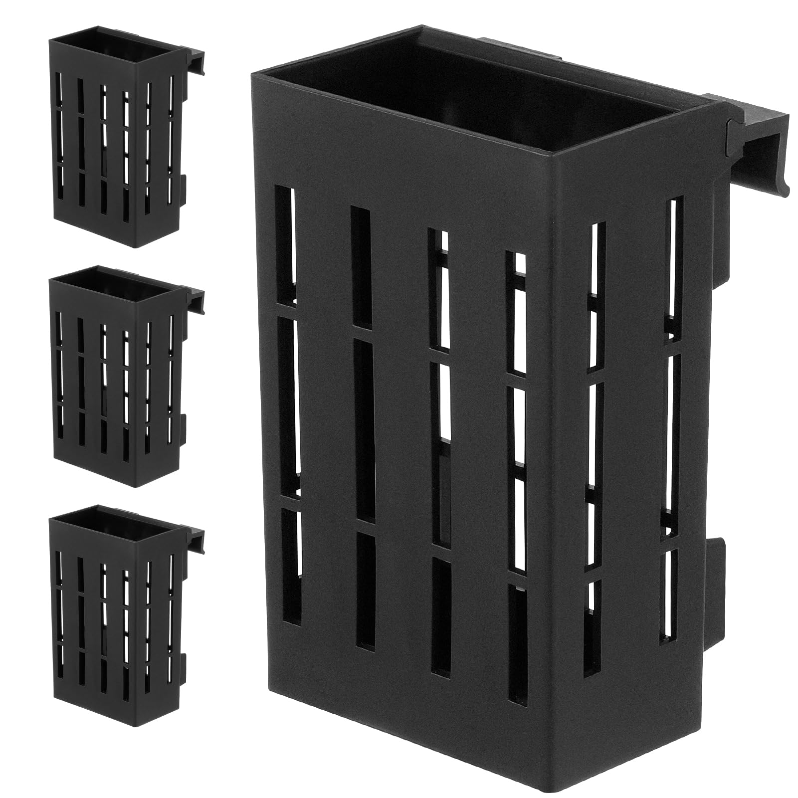 Zerodeko 4pcs Hanging Aquarium Plant Holder Aquatic Plant Baskets for Fish Tank Decoration Versatile Aquarium Planter Pots for Tropical Plants and Aquatic Growth