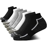 AND1 Boys Quarter Socks - 8 Pack Moisture Wicking Cushioned Athletic Basketball and Running Socks for Boys (Sizes: S-L)