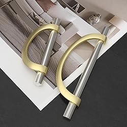 homdiy 8 Pack Brushed Nickel Cabinet Pulls