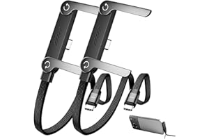 Foluu 2 in 1 Invisible Holder Charger Cable with Stand, 240w Super Fast Charging Cord with Foldable Stand, Compatible with iP