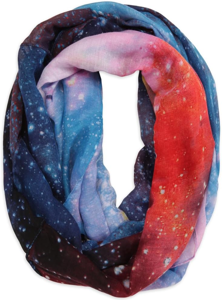 Galaxy Print Fashion Infinity Scarf