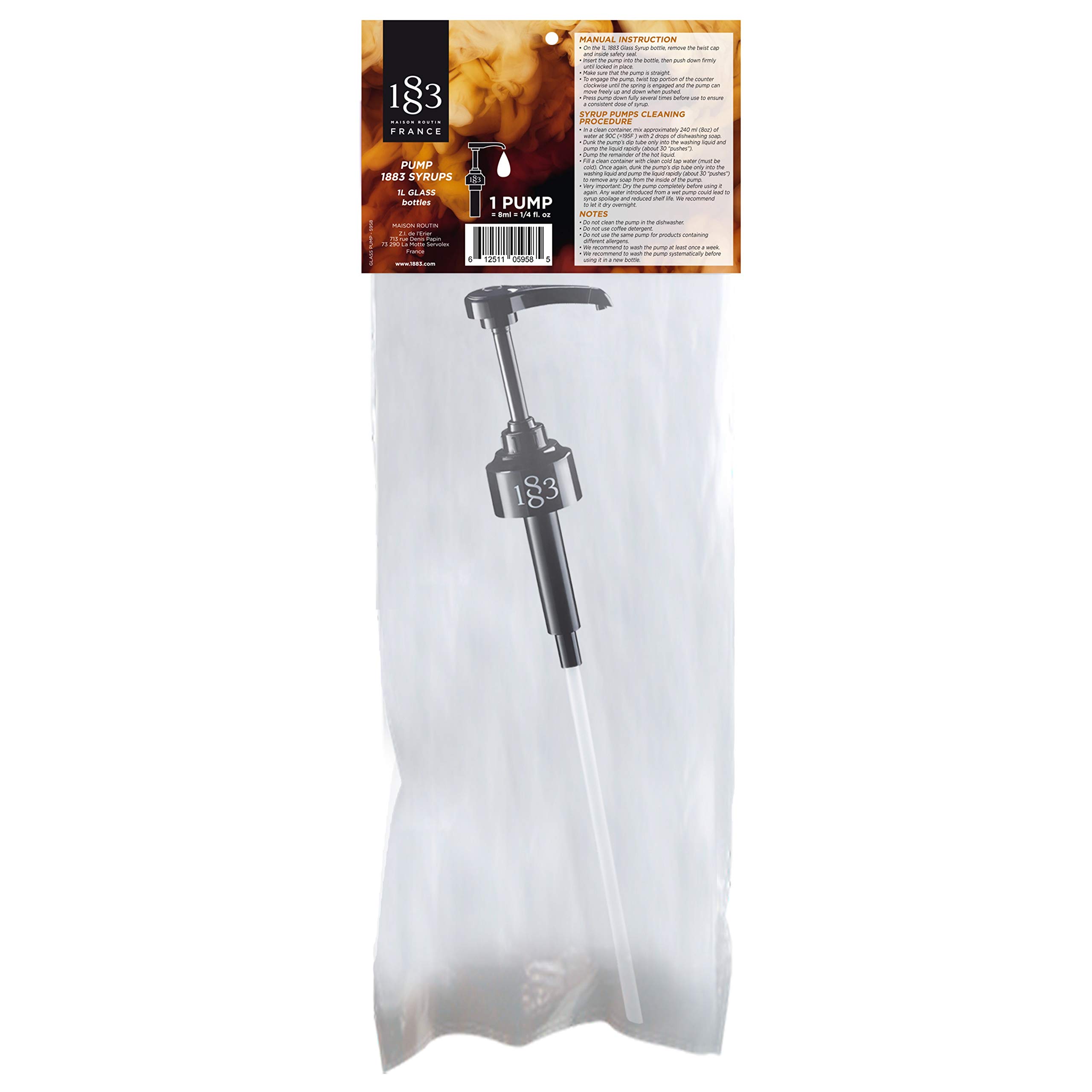 Routin 1883 Pump Dispenser for 1L Glass