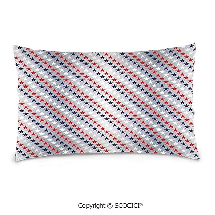 Amazon Com Scocici Soft Rectangle Cotton Velvet Printed Pillow