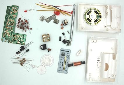 Amazon Uiotec 自作 Ic 3個 使用 高感度 Am Fm ラジオ 製作 キット 小型 Cf210sp Uiotec Daコンバーター