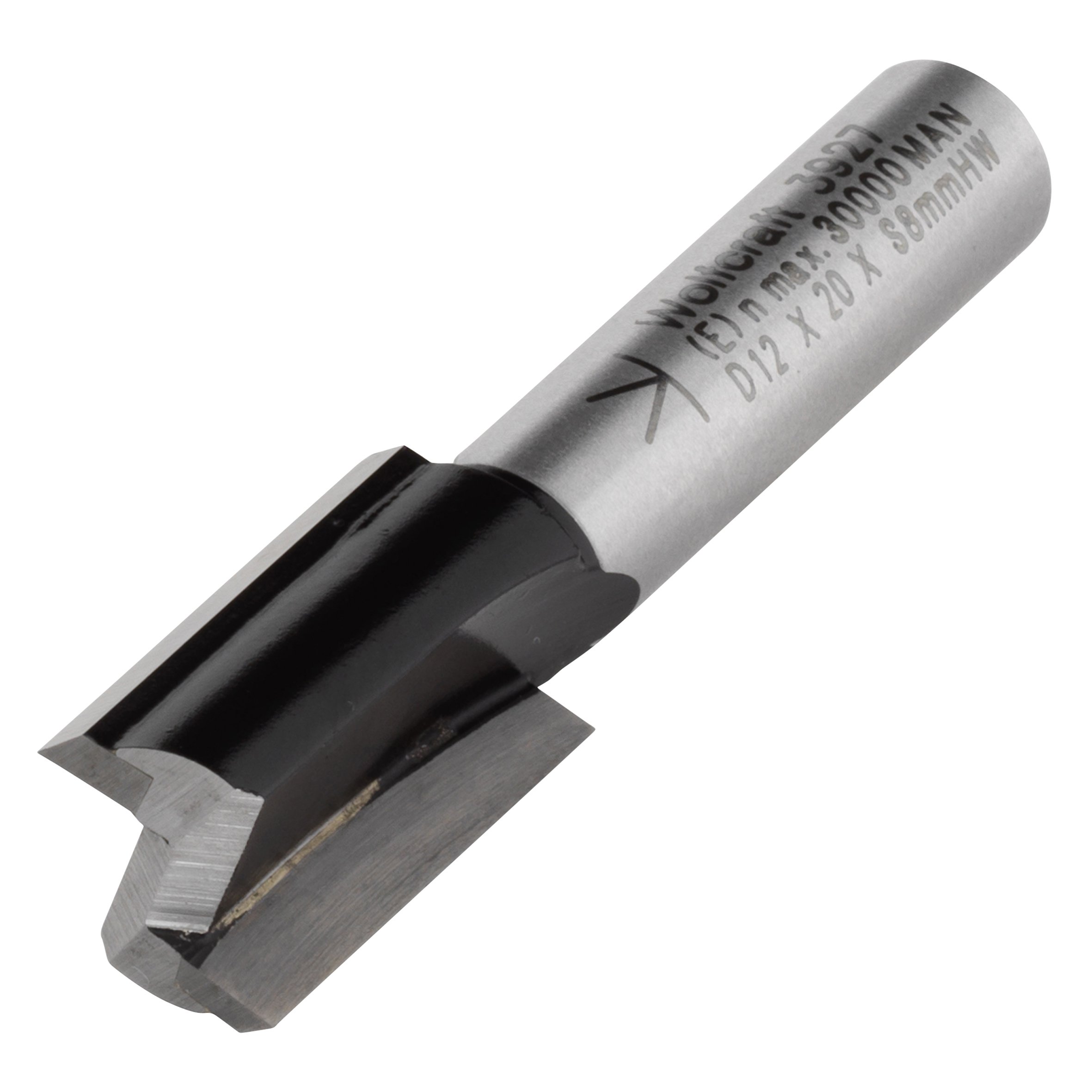 wolfcraft TCT Straight Bit I 3927000 I For precise milling work using the router and stationary milling motor.