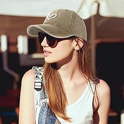 Vintage Washed Baseball Cap Women - Adjustable