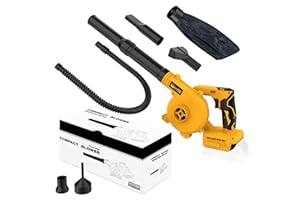 Cordless Leaf Blower for DEWALT 20V Max Battery, 2-in-1 Handle Electric Blower + Vacuum Cleaner, 6 Variable Speed Up to 180MP