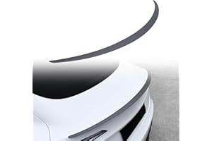 Suemoss Spoiler Fit for Tesla Model 3 2017-2023, Upgrade ABS Material Rear Spoiler Wing OEM Rear Trunk Lip, Model 3 Accessories (Matte Carbon Fiber)