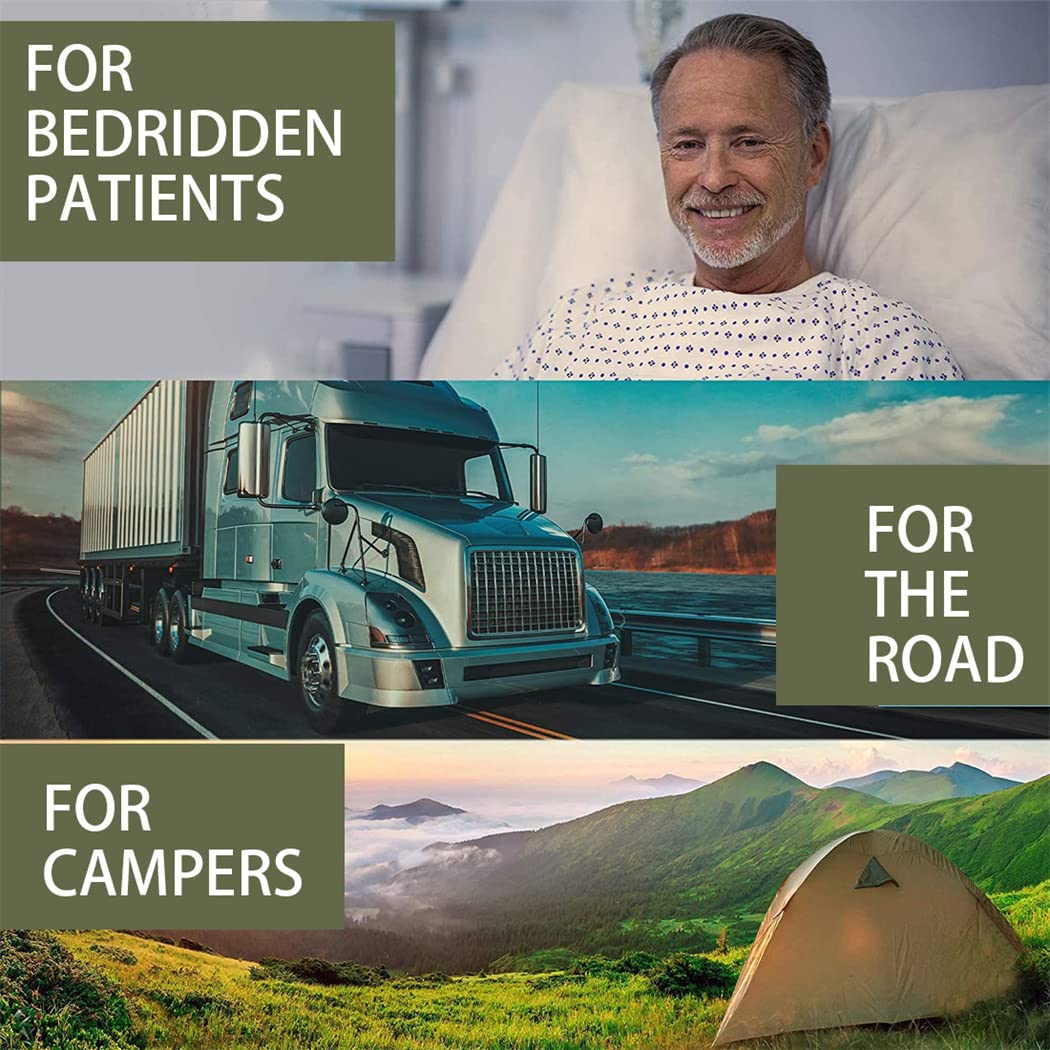 Urinal Travel Toilet Urinal Bottles with Funnel Pee Bottle Urinals Unisex Portable Urine Bottle Pee Container for Camping Outdoor Car Travel 1000ML