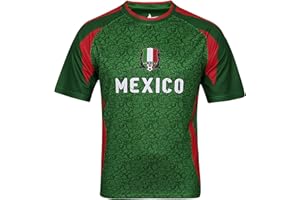 SURUIDA Fan Soccer Jersey-Brazil,Argentina,Mexico&USA Jersey，Men Football Shirt Soccer Wear for Sports Training