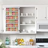 Vinsani 6 Tier Spice Rack Organiser Wall Mounted Silver Chrome view 4